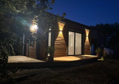 Box vue nuit - Aménagement de conteneurs